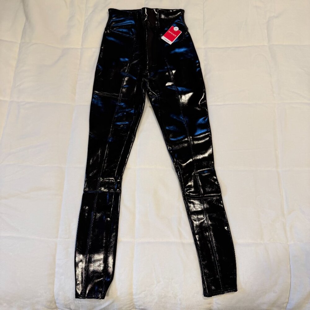 Spanx Faux Patent Leather Pants - NWT - Picture 3 of 8